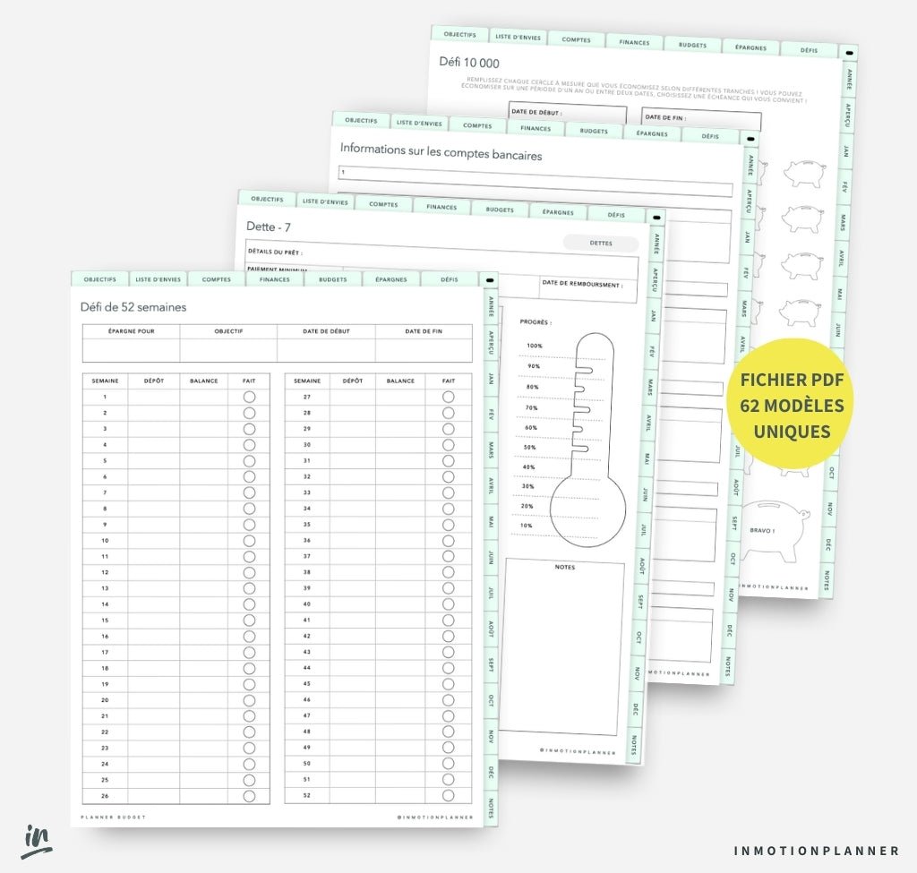 Planner Budget - InMotion Planner