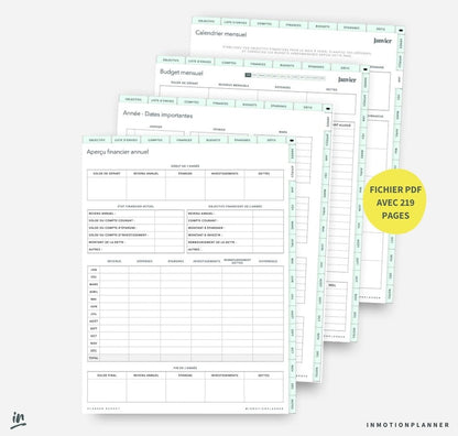 Planner Budget - InMotion Planner