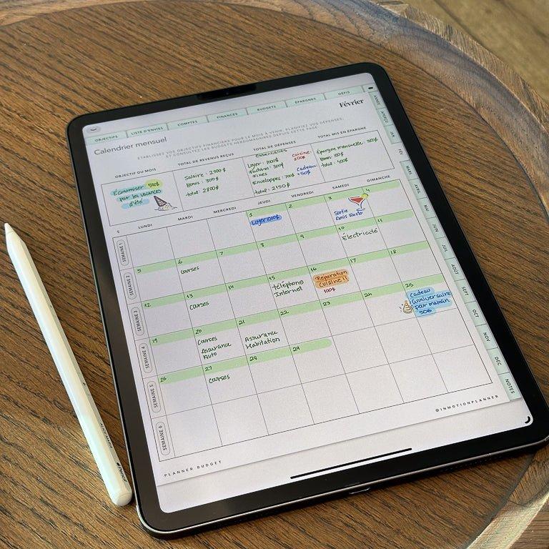Planner Budget - InMotion Planner