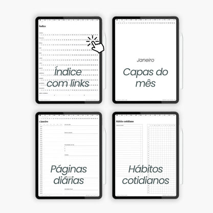 Planner Diário 365 (Portugais) - InMotion Planner