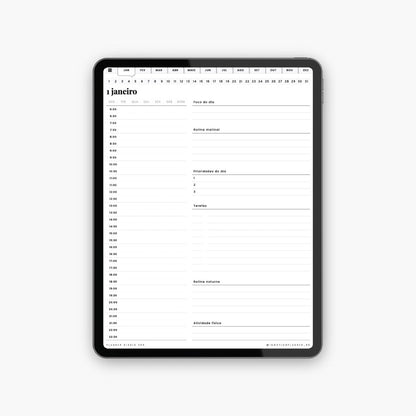 Planner Diário 365 (Portugais) - InMotion Planner