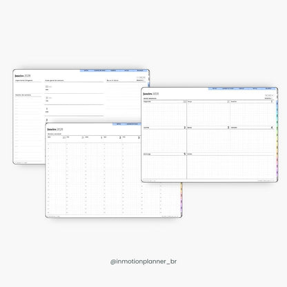 Planner digital 2025 - Planner de Vida - Horizontal - InMotion Planner