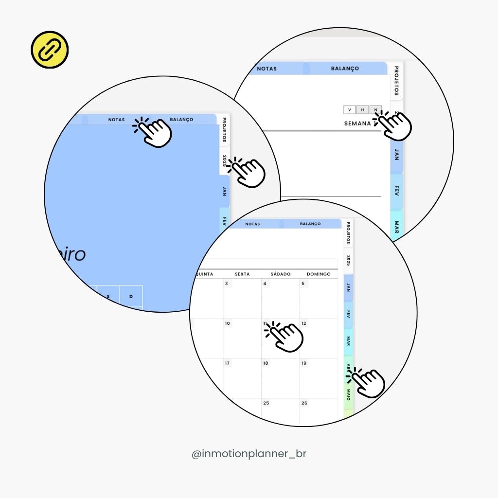 Planner digital 2025 - Planner de Vida - Horizontal - InMotion Planner