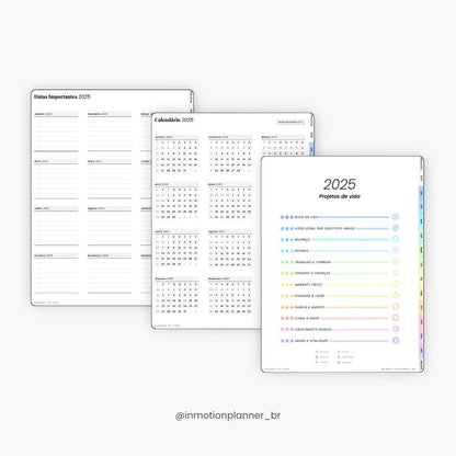 Planner digital 2025 - Planner de Vida - Vertical - InMotion Planner