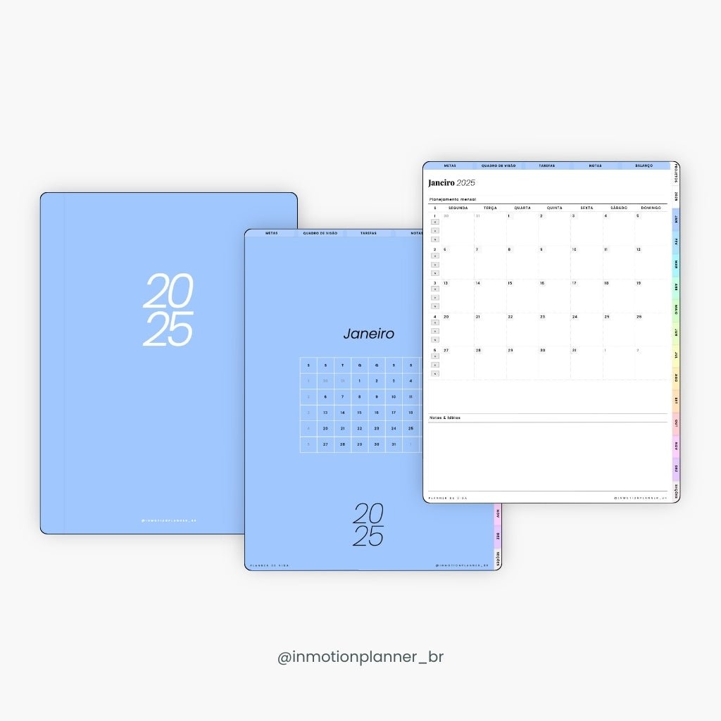 Planner digital 2025 - Planner de Vida - Vertical - InMotion Planner