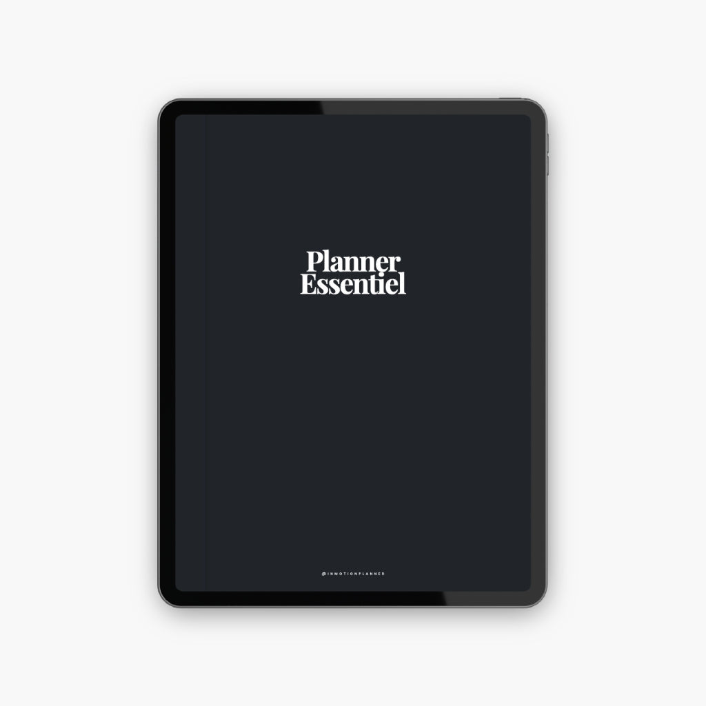 Planner digital Essentiel non daté - InMotion Planner