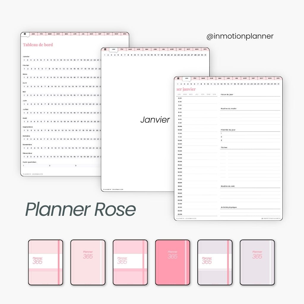 Planner digital Journalier 365 - InMotion Planner