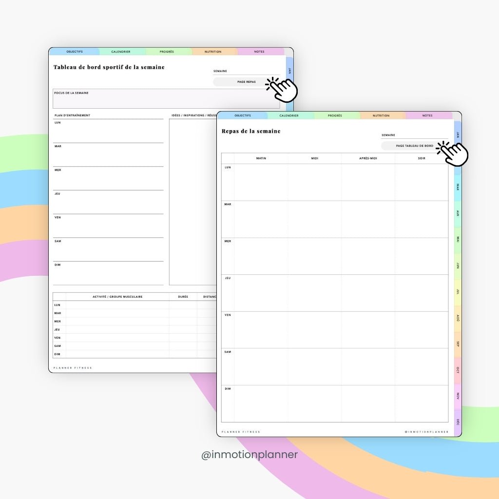 Planner Fitness - InMotion Planner