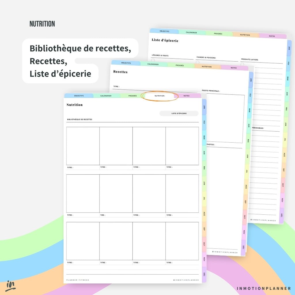 Planner Fitness - InMotion Planner