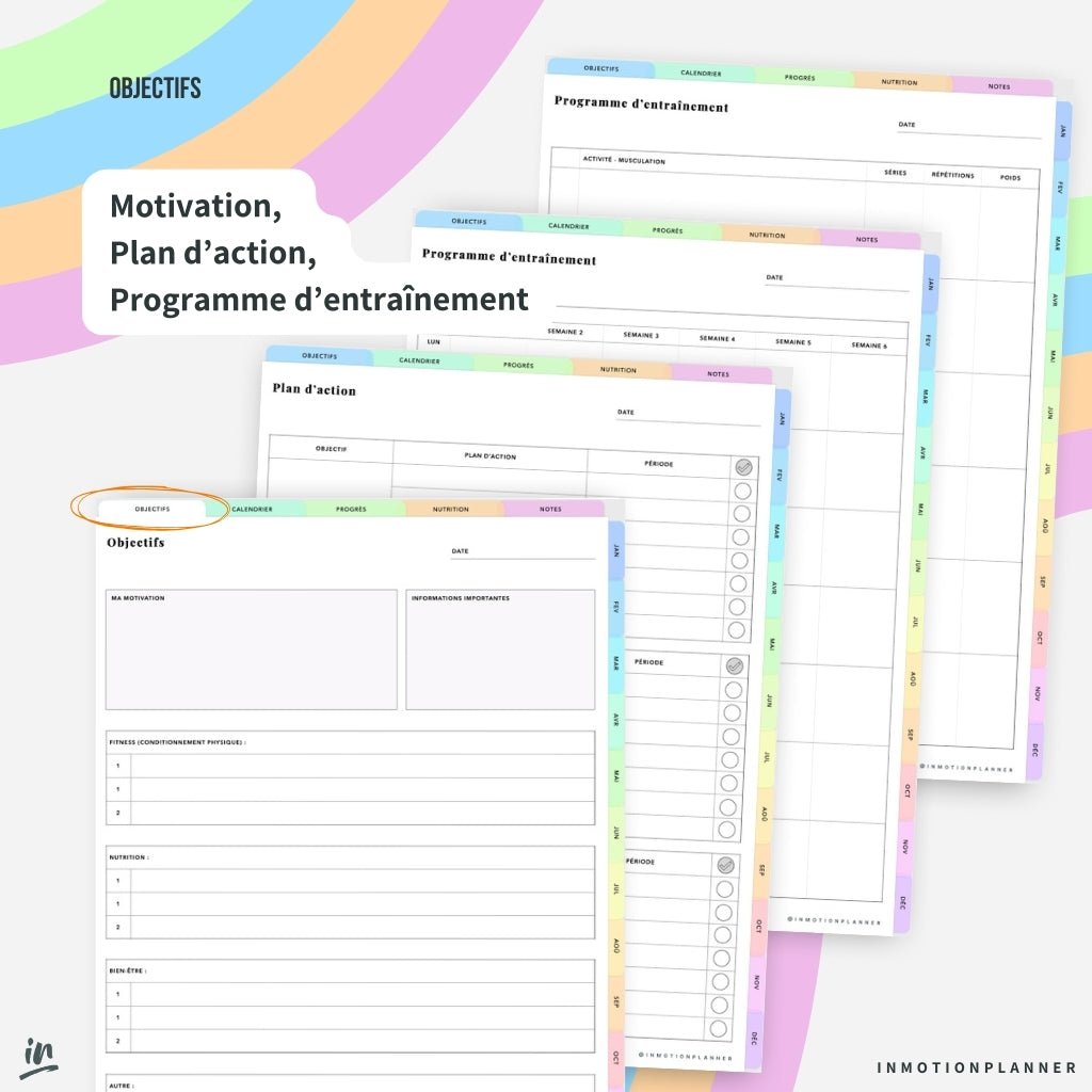 Planner Fitness - InMotion Planner