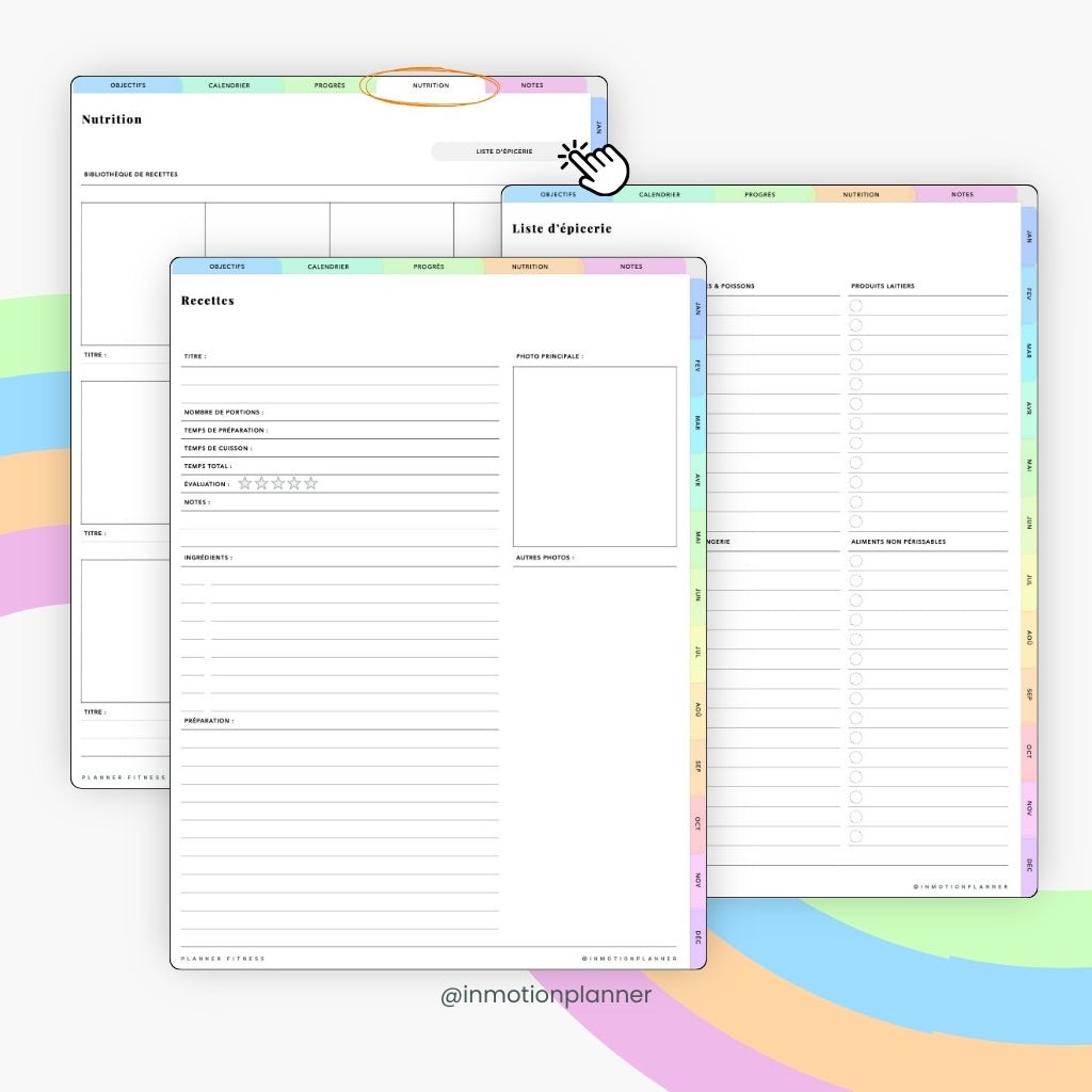 Planner Fitness - InMotion Planner