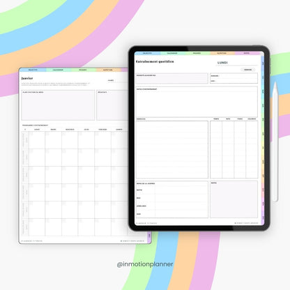 Planner Fitness - InMotion Planner