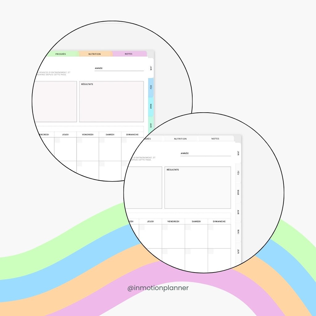 Planner Fitness - InMotion Planner