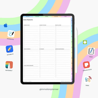 Planner Fitness - InMotion Planner