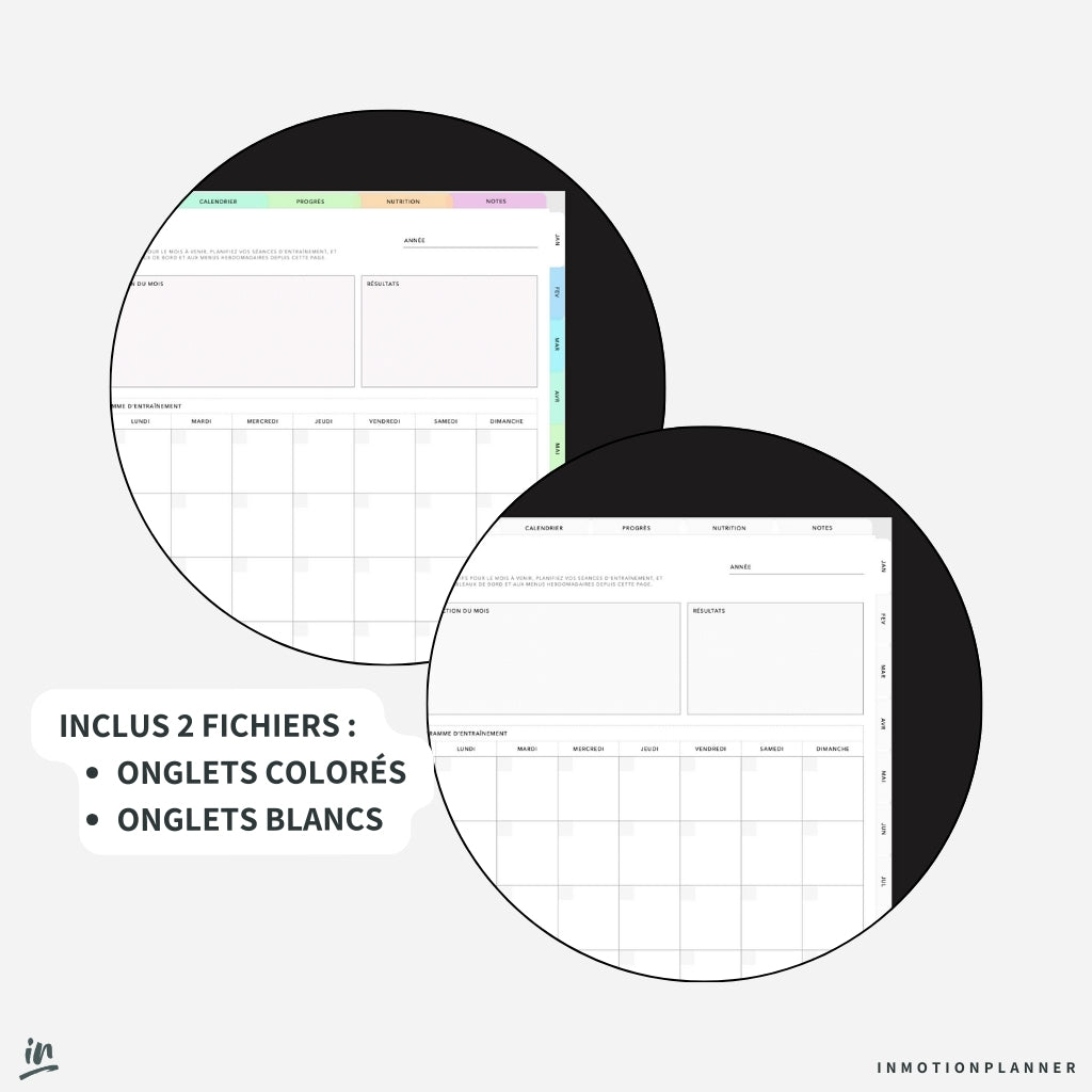 Planner Fitness - InMotion Planner