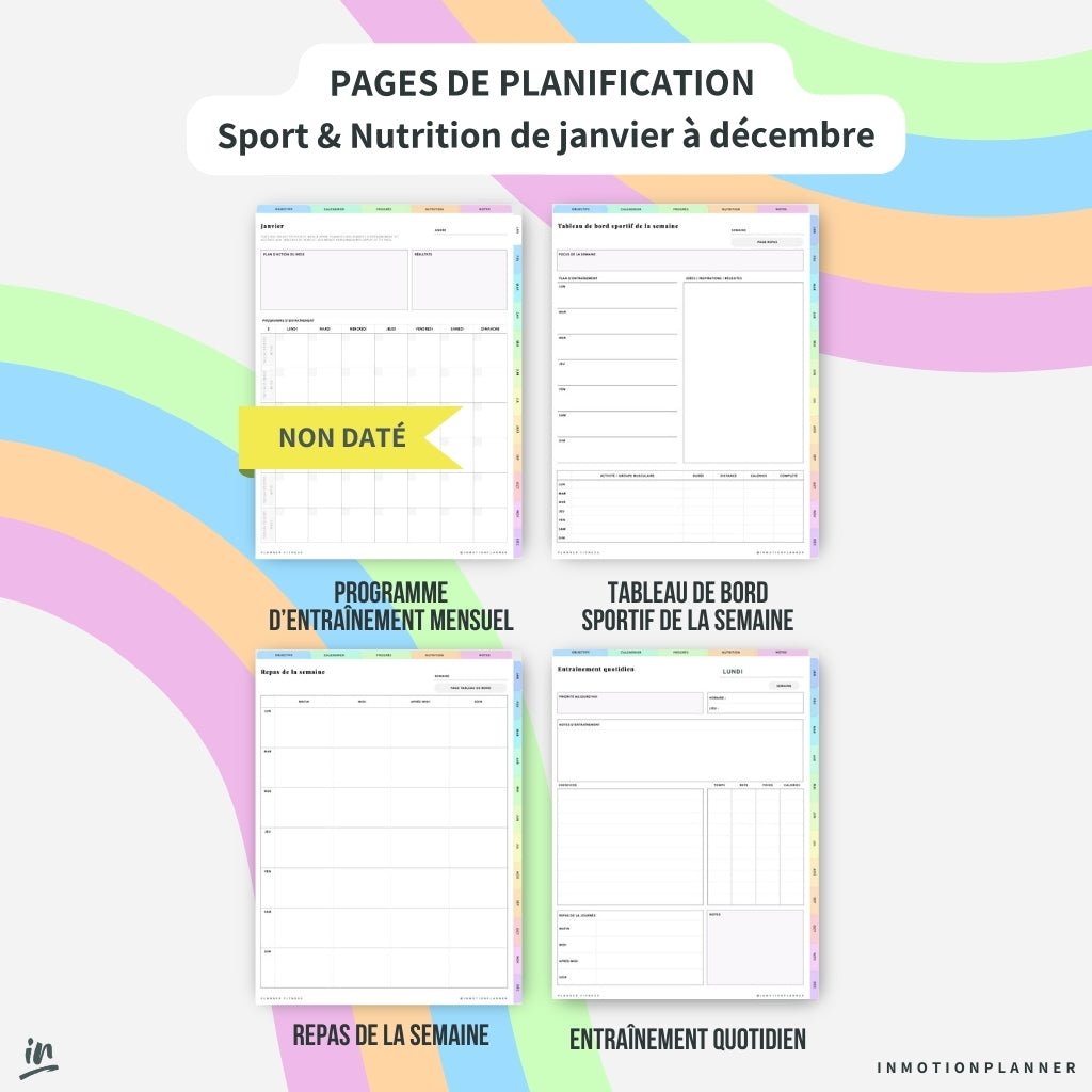 Planner Fitness - InMotion Planner