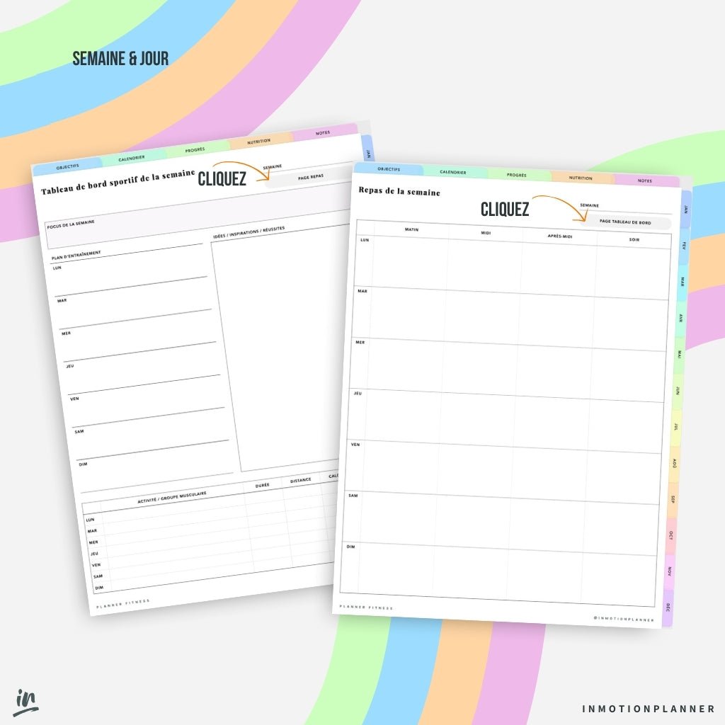 Planner Fitness - InMotion Planner