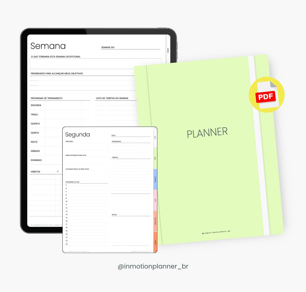 Baixe o planejador digital gratuito – InMotion Planner