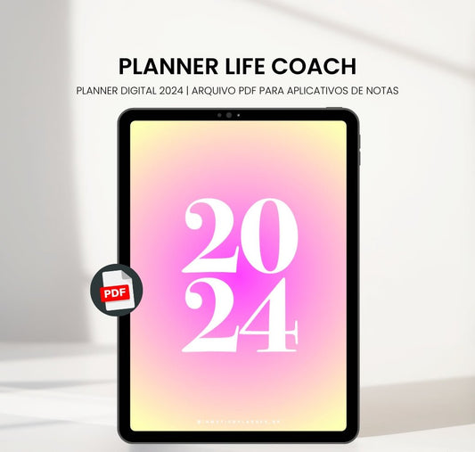 Planner Life Coach 2024 | Planner digital em português - InMotion Planner