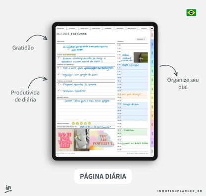 Planner Life Coach 2024 | Planner digital em português - InMotion Planner