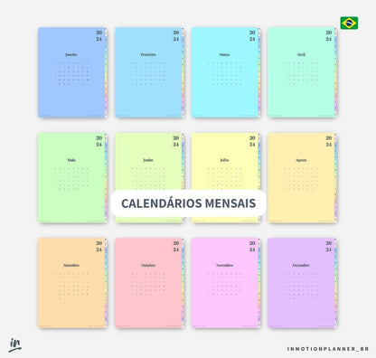 Planner Life Coach 2024 | Planner digital em português - InMotion Planner