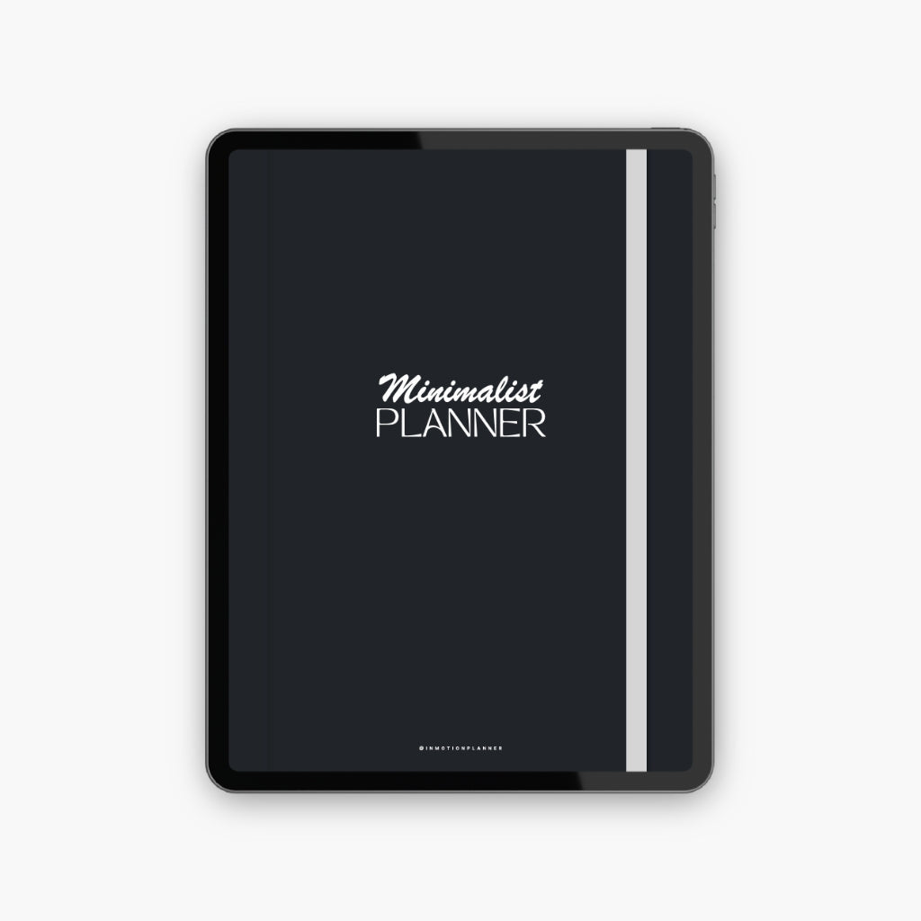 Planner Minimaliste non daté - 52 semaines - InMotion Planner