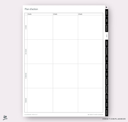 Planner Projet - InMotion Planner