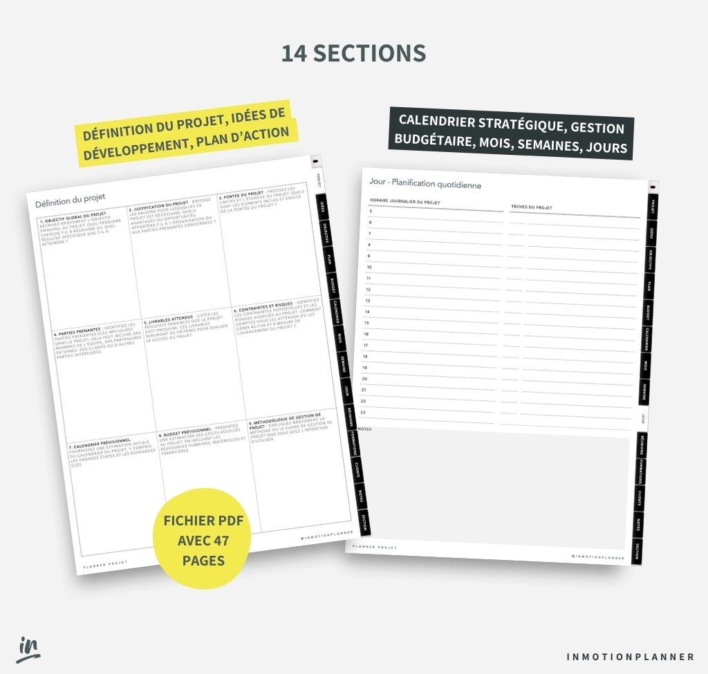 Planner Projet - InMotion Planner