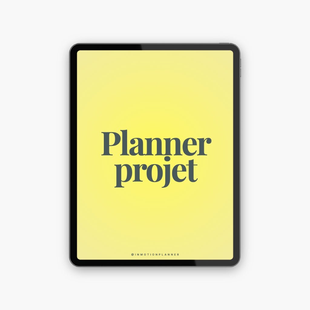 Planner Projet - InMotion Planner