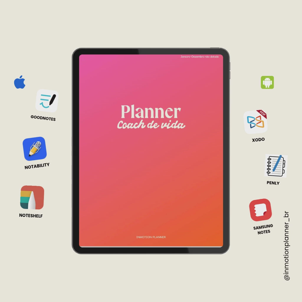 Planner Coach de Vida (Portugais)