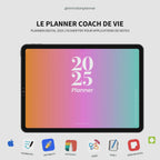 Video Planner digital horizontal 2025 français