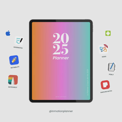 2025 Planner digital - Le Planner Coach de Vie - Vertical