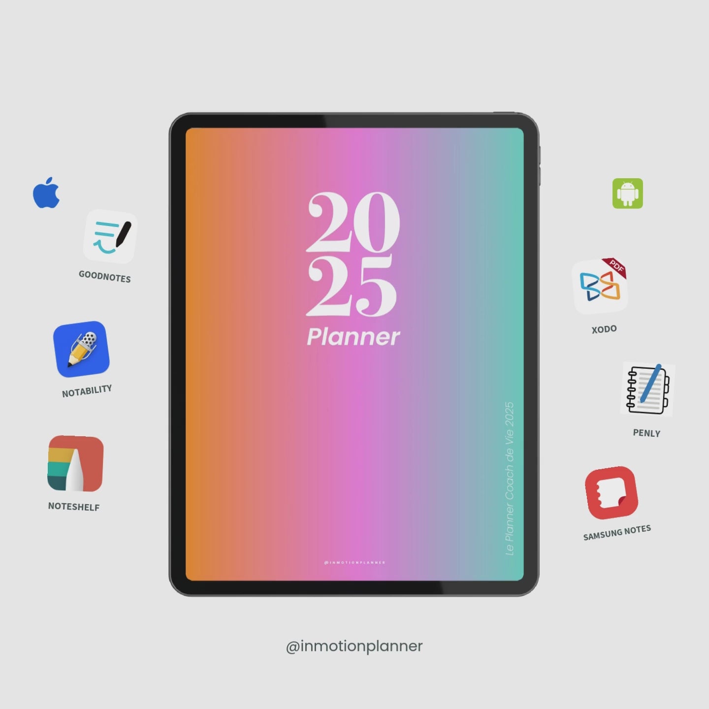 Video Planner digital vertical 2025 français