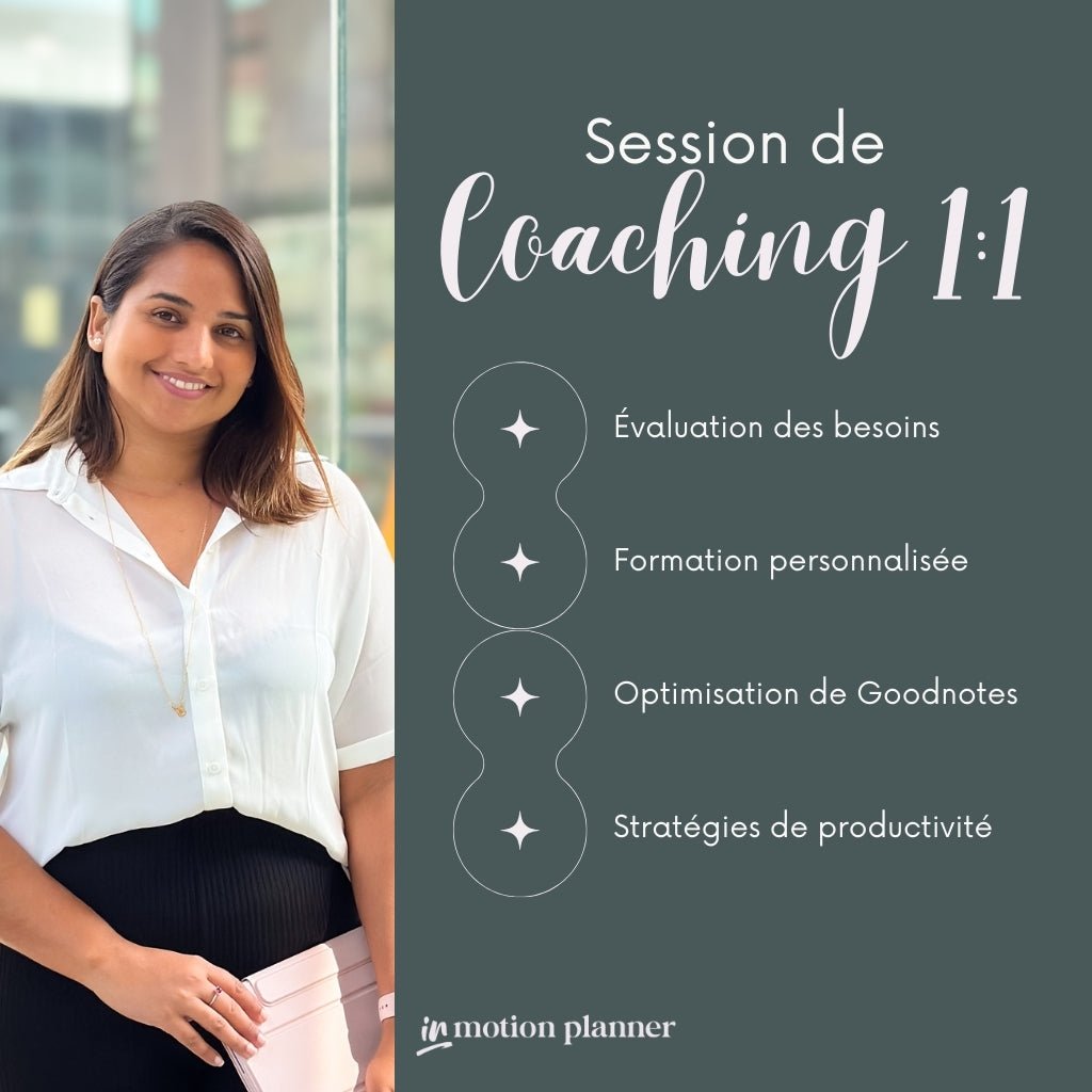 Session de coaching 1:1 - InMotion Planner