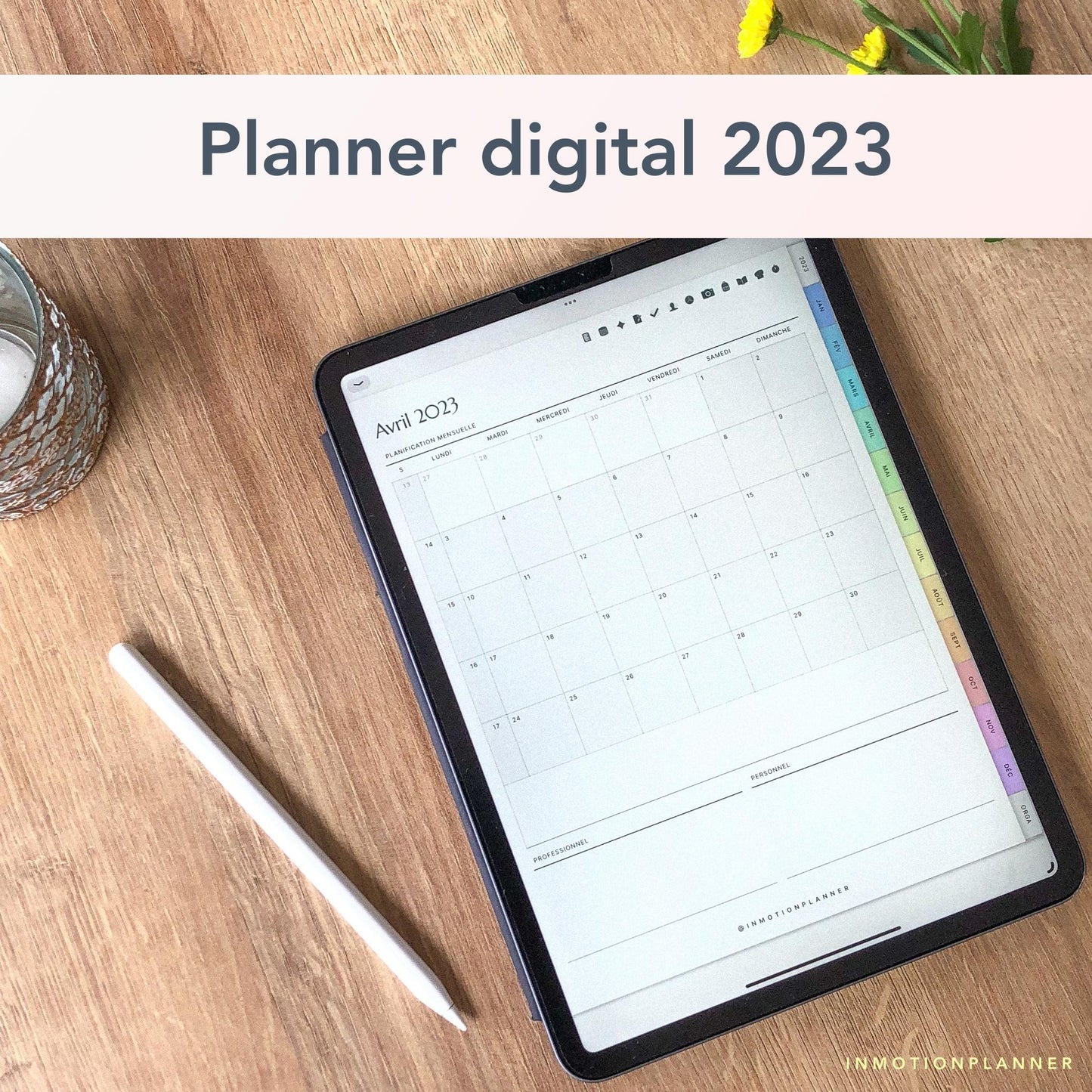InMotion Planner - Planner digital 2023 pour iPad
